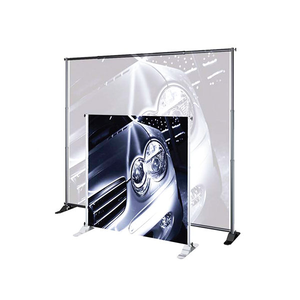 La aplicación de soporte de exhibición/ventana emergente/soporte enrollable en la industria publicitaria