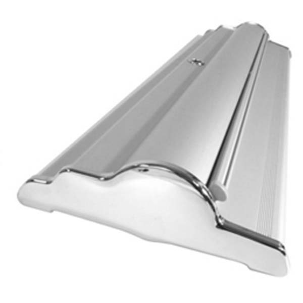 Banner enrollable de base plana premium 