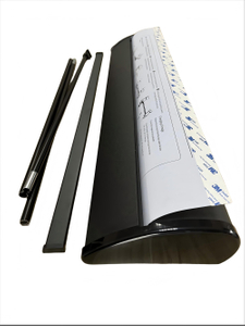 Base ancha Premium Roll up Stand Black