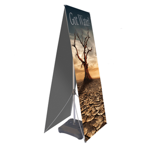 X Banner Stand con tanque de agua VB-WD